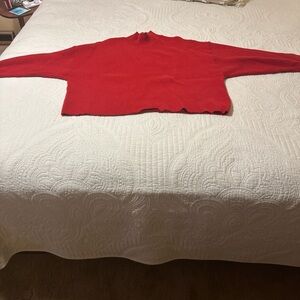 Maeve Vibrant Red Cowl Neck Sweater